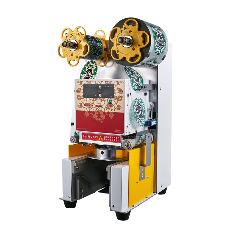 Machine automatique de scellage pour gobelets plastique/papier – Milk Tea, Bubble Tea